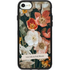 iPhone 7 / 8 / SE (2020, 2022) Case Hülle - Silikon schwarz Full Bloom Spring 2026