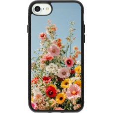 iPhone 7 / 8 / SE (2020, 2022) Case Hülle - Silikon schwarz Spring flowers Spring 2026