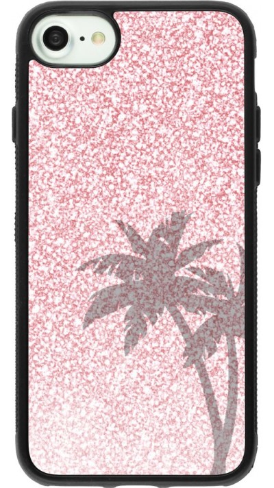 Coque iPhone 7 / 8 / SE (2020, 2022) - Silicone rigide noir Summer 2021 01