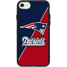 Coque iPhone 7 / 8 / SE (2020, 2022) - Silicone rigide noir Super Bowl 26 Patriots 1