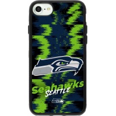 Coque iPhone 7 / 8 / SE (2020, 2022) - Silicone rigide noir Super Bowl 26 Seattle 2
