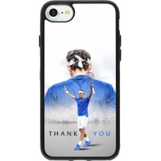 Coque iPhone 7 / 8 / SE (2020, 2022) - Silicone rigide noir Thank you Roger