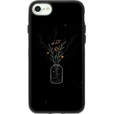 Coque iPhone 7 / 8 / SE (2020, 2022) - Silicone rigide noir Vase black