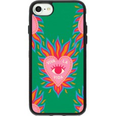 Coque iPhone 7 / 8 / SE (2020, 2022) - Silicone rigide noir Viva la vida 2026