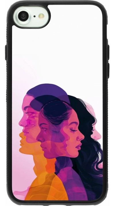 Coque iPhone 7 / 8 / SE (2020, 2022) - Silicone rigide noir Womens day 2026 10