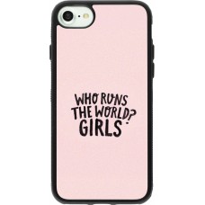 Coque iPhone 7 / 8 / SE (2020, 2022) - Silicone rigide noir Womens day 2026 3