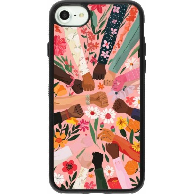 Coque iPhone 7 / 8 / SE (2020, 2022) - Silicone rigide noir Womens day 2026 8