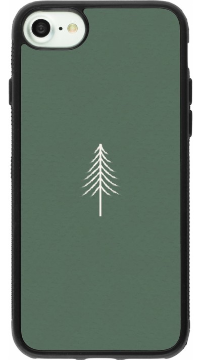 iPhone 7 / 8 / SE (2020, 2022) Case Hülle - Silikon schwarz Christmas 22 minimalist tree
