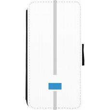 iPhone 7 / 8 / SE (2020, 2022) Case Hülle - Wallet schwarz Kanton LU weiss