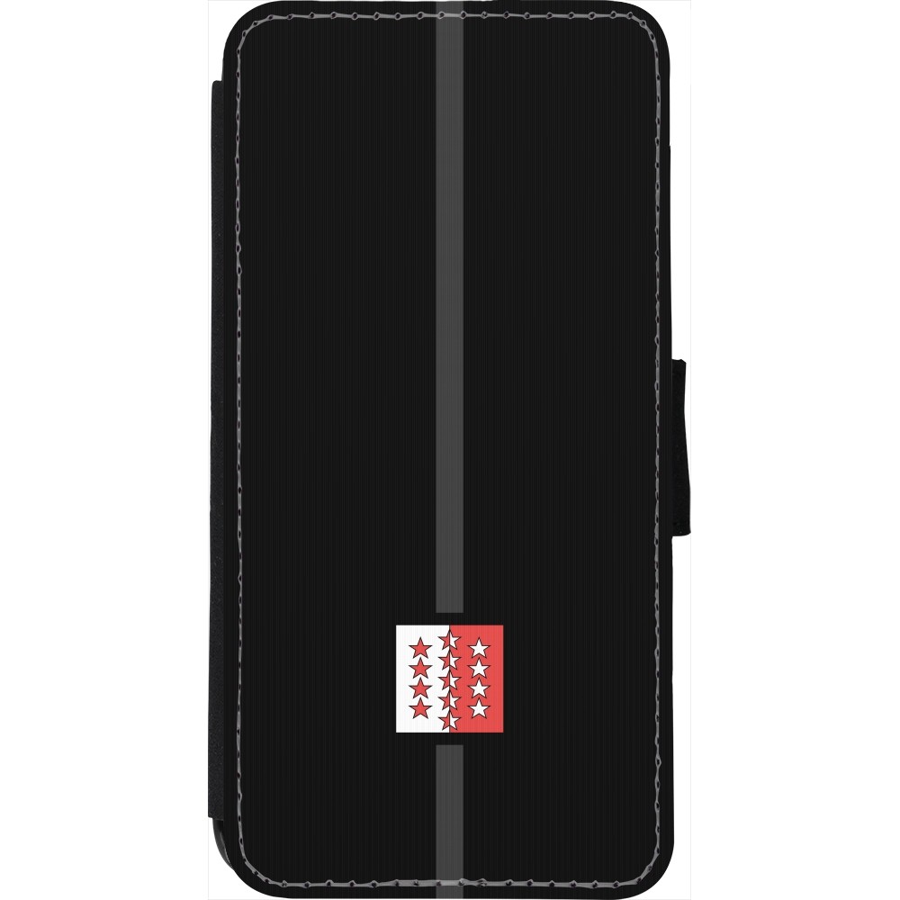 iPhone 7 / 8 / SE (2020, 2022) Case Hülle - Wallet schwarz Kanton VS schwarz