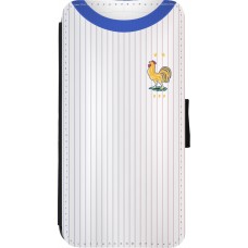 iPhone 7 / 8 / SE (2020, 2022) Case Hülle - Wallet schwarz Frankreich Away personalisierbares Fussballtrikot