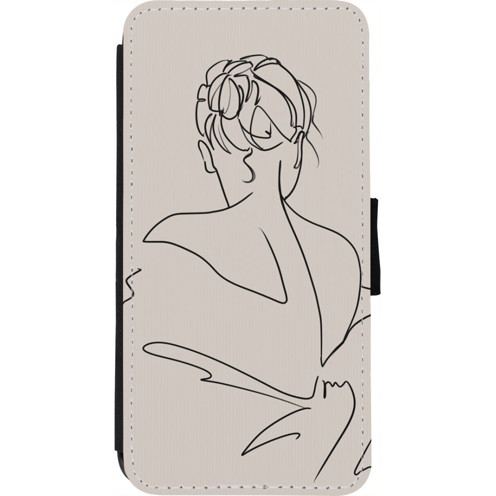 Coque iPhone 7 / 8 / SE (2020, 2022) - Wallet noir Salnikova 05