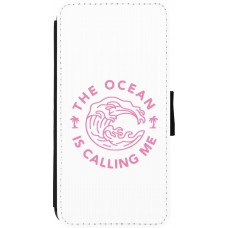Coque iPhone 7 / 8 / SE (2020, 2022) - Wallet noir The Ocean is calling me