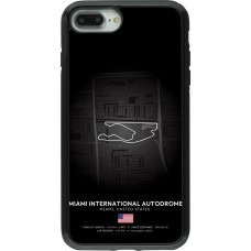 Coque iPhone 7 Plus / 8 Plus - Hybrid Armor noir F1 Track 2025 Miami