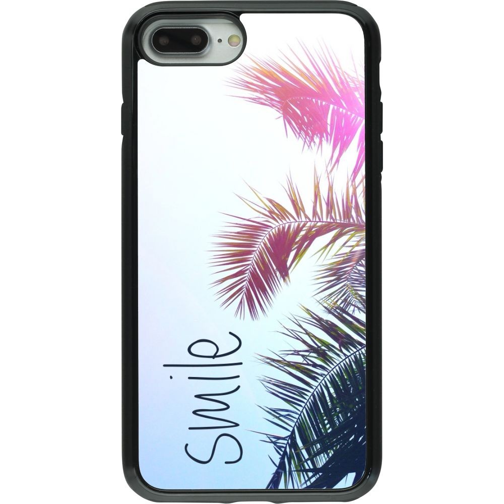 Hülle iPhone 7 Plus / 8 Plus - Hybrid Armor schwarz Smile 05