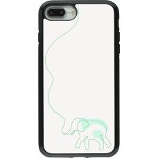 iPhone 7 Plus / 8 Plus Case Hülle - Hybrid Armor schwarz Spring 23 baby elephant