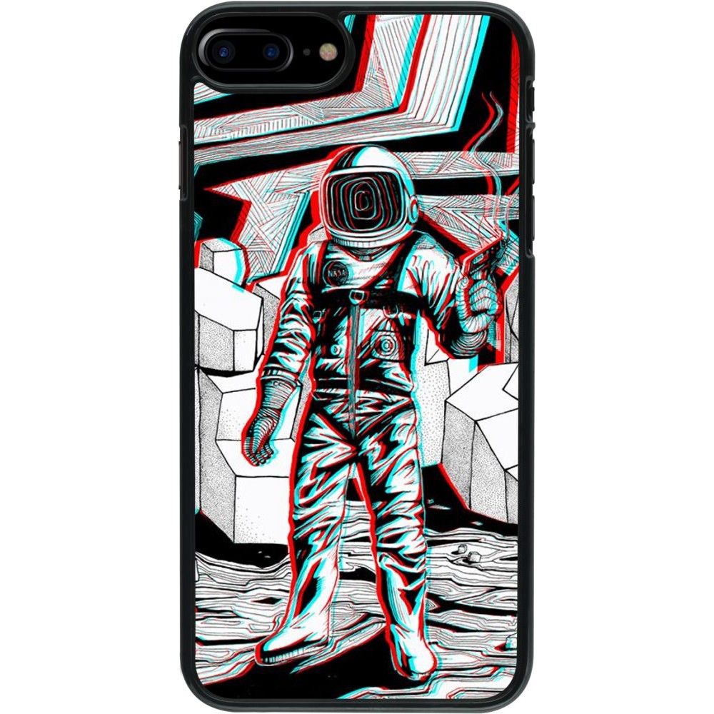 Hülle iPhone 7 Plus / 8 Plus - Anaglyph Astronaut