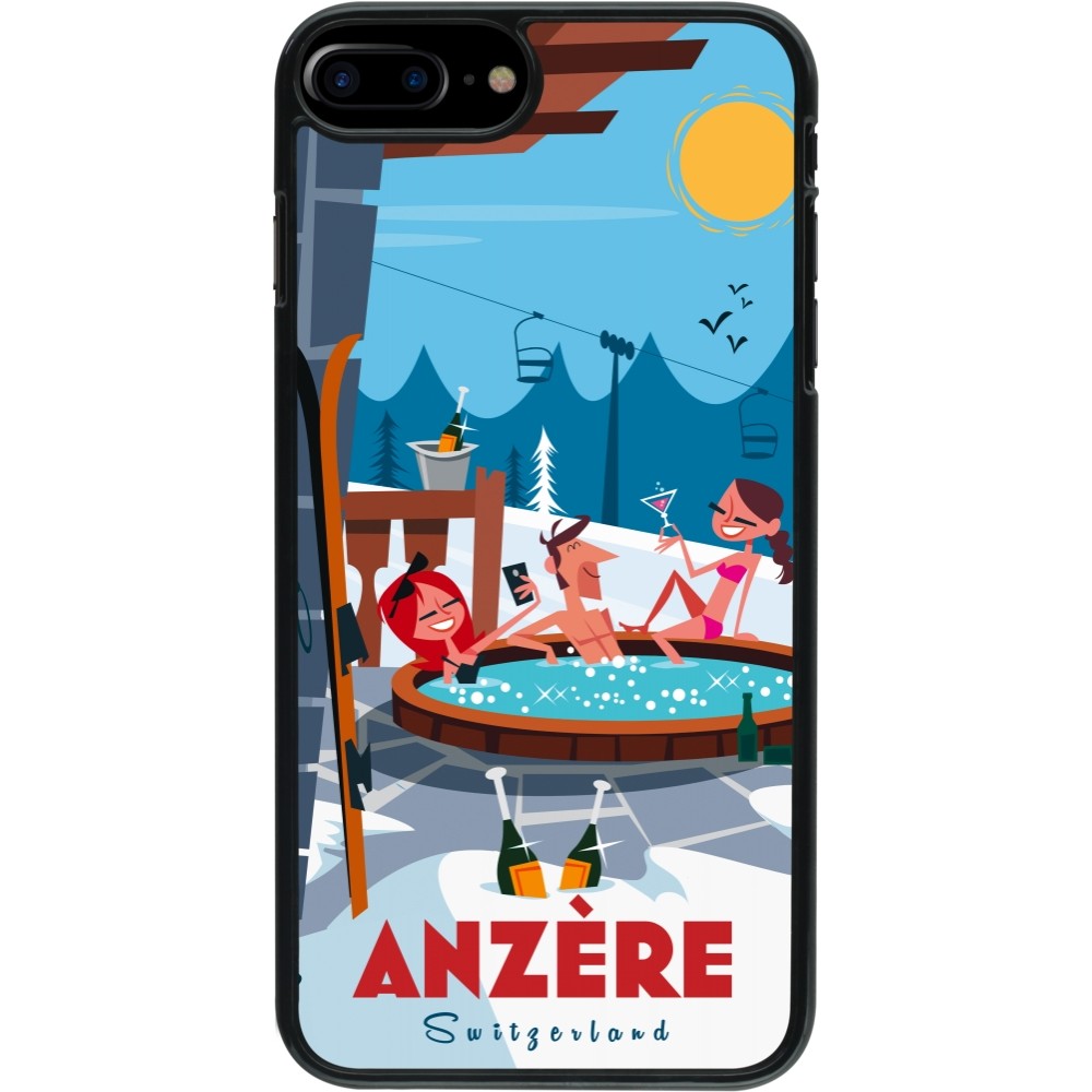 Coque iPhone 7 Plus / 8 Plus - Anzère Mountain Jacuzzi