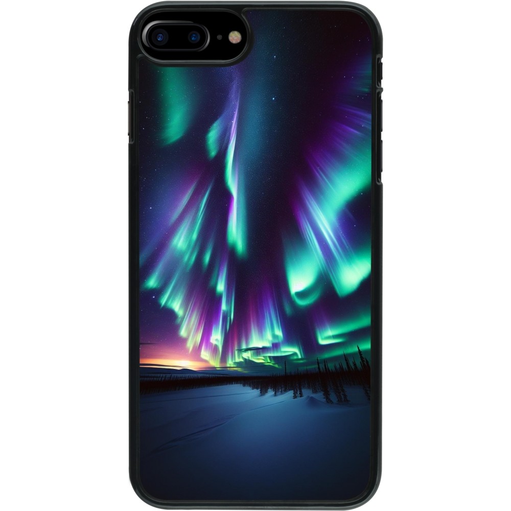 iPhone 7 Plus / 8 Plus Case Hülle - Funkelndes Nordlicht