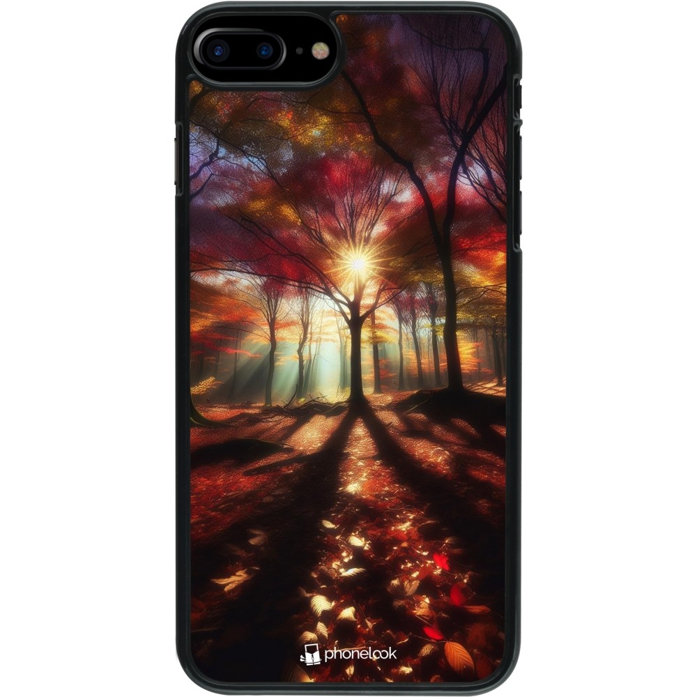 iPhone 7 Plus / 8 Plus Case Hülle - Herbstlicher goldener Glanz
