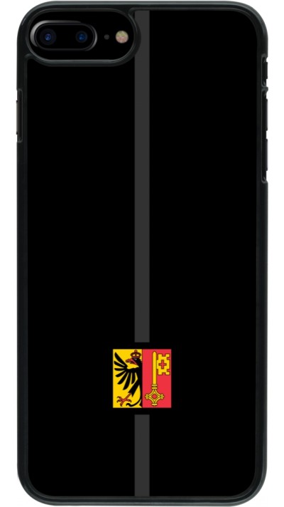 iPhone 7 Plus / 8 Plus Case Hülle - Kanton GE schwarz