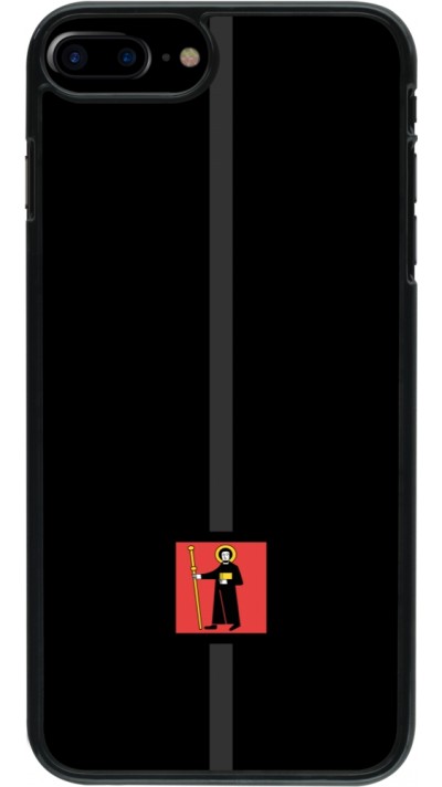 iPhone 7 Plus / 8 Plus Case Hülle - Kanton GL schwarz