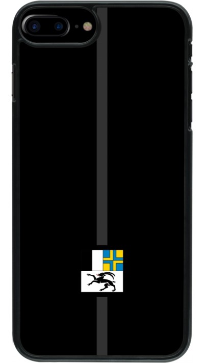 iPhone 7 Plus / 8 Plus Case Hülle - Kanton GR schwarz