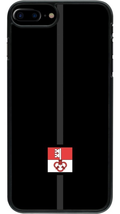 iPhone 7 Plus / 8 Plus Case Hülle - Kanton OW schwarz