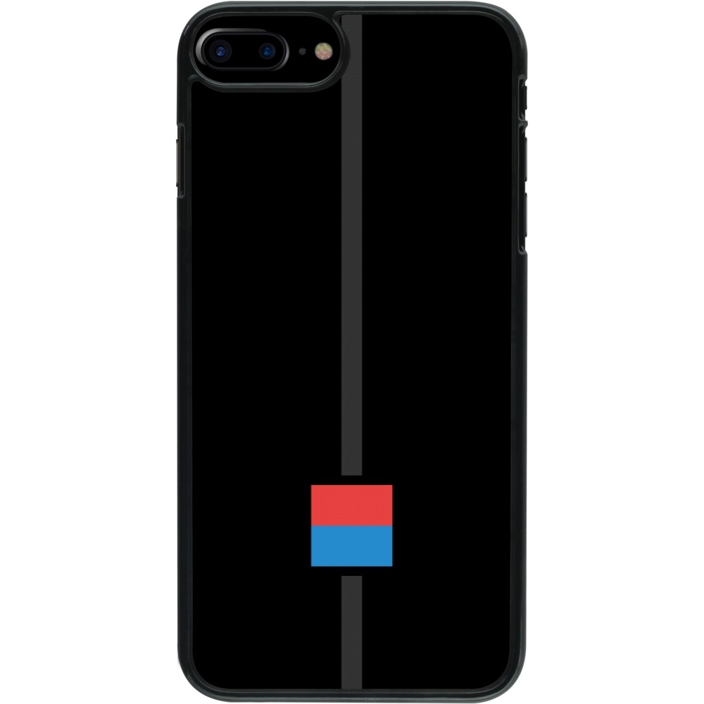 iPhone 7 Plus / 8 Plus Case Hülle - Kanton TI schwarz
