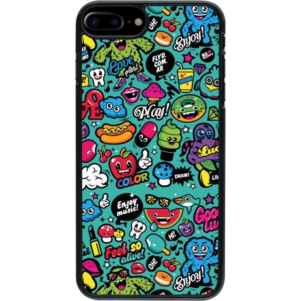 Coque iPhone 7 Plus / 8 Plus - Cartoons old school