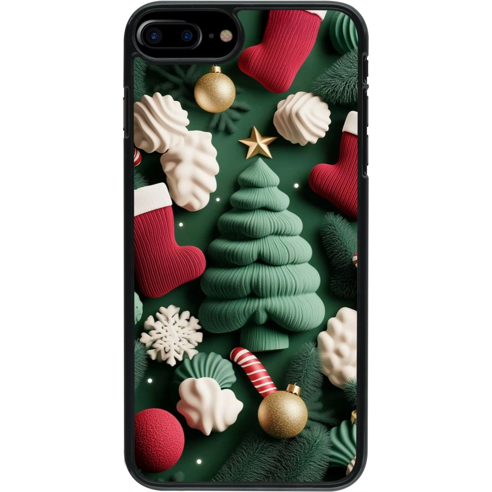Coque iPhone 7 Plus / 8 Plus - Christmas 25 Christmas textiles