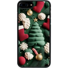 Coque iPhone 7 Plus / 8 Plus - Christmas 25 Christmas textiles