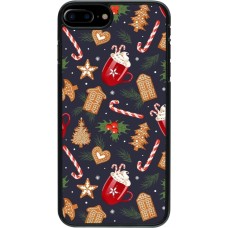 iPhone 7 Plus / 8 Plus Case Hülle - Christmas 25 Pattern Gingerbread House