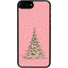 Coque iPhone 7 Plus / 8 Plus - Christmas 25 Pink Tree