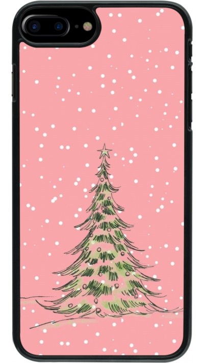Coque iPhone 7 Plus / 8 Plus - Christmas 25 Pink Tree