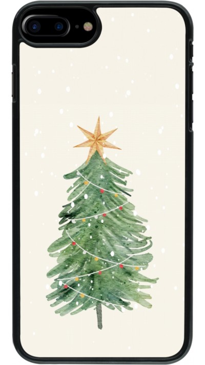 Coque iPhone 7 Plus / 8 Plus - Christmas 25 Sketch Tree
