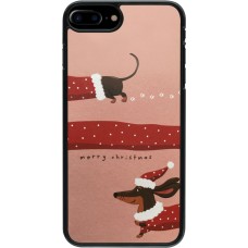 Coque iPhone 7 Plus / 8 Plus - Christmas 25 Teckel Merry Xmas
