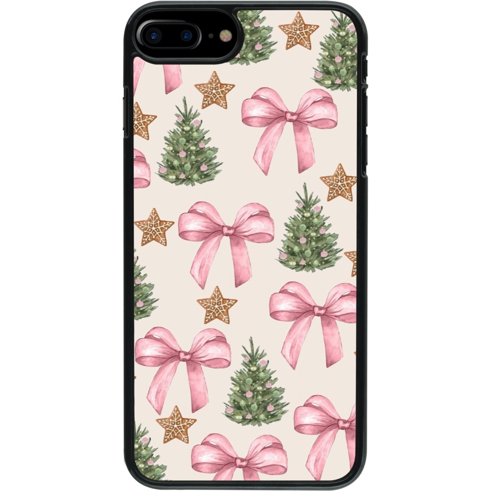 Coque iPhone 7 Plus / 8 Plus - Christmas 25 Vintage Ribbons