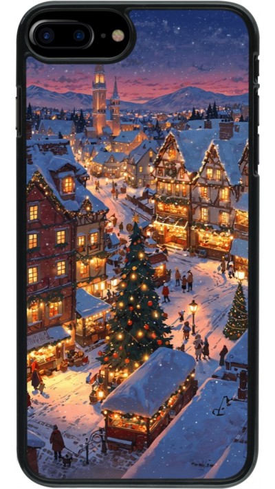 Coque iPhone 7 Plus / 8 Plus - Christmas 25 Xmas Village