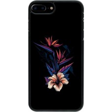 Hülle iPhone 7 Plus / 8 Plus - Dark Flowers