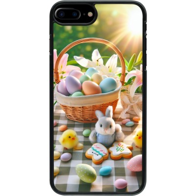 Coque iPhone 7 Plus / 8 Plus - Easter 2025 Panier Pâques