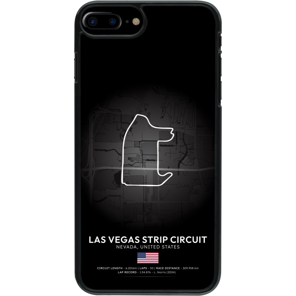 Coque iPhone 7 Plus / 8 Plus - F1 Track 2025 Las Vegas