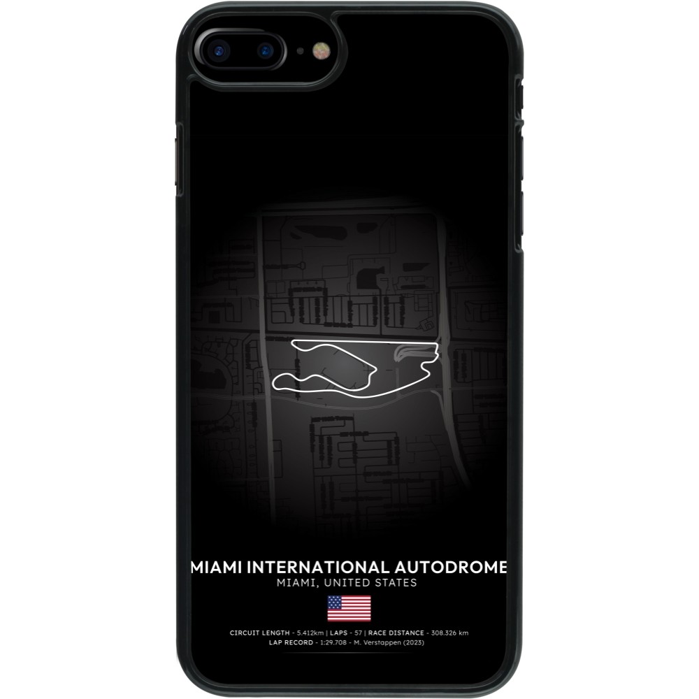 Coque iPhone 7 Plus / 8 Plus - F1 Track 2025 Miami
