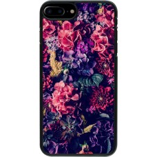 Coque iPhone 7 Plus / 8 Plus - Flowers Dark