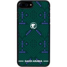 Coque iPhone 7 Plus / 8 Plus - Maillot de football Arabie saoudite 2026 personnalisable