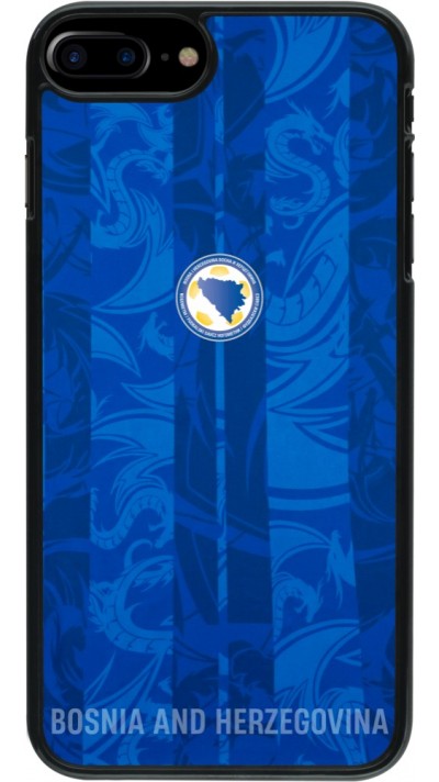 Coque iPhone 7 Plus / 8 Plus - Maillot de football Bosnie-Herzégovine 2026 personnalisable
