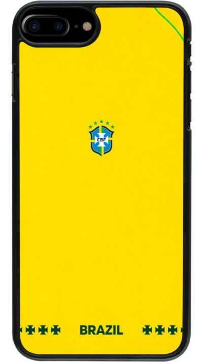 Coque iPhone 7 Plus / 8 Plus - Maillot de football Bresil 2026 personnalisable