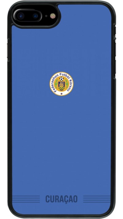 Coque iPhone 7 Plus / 8 Plus - Maillot de football Curaçao 2026 personnalisable
