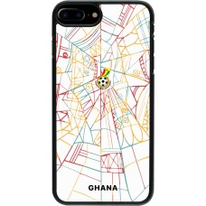 Coque iPhone 7 Plus / 8 Plus - Maillot de football Ghana 2026 personnalisable