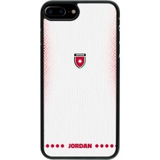 Coque iPhone 7 Plus / 8 Plus - Maillot de football Jordanie 2026 personnalisable